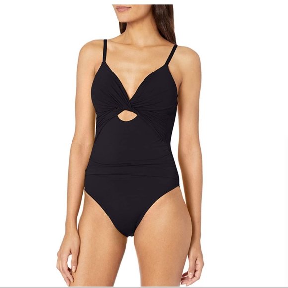 La Blanca Other - NEW La Blanca Twist Front Keyhole One Piece Swimsuit 10 Super Flattering